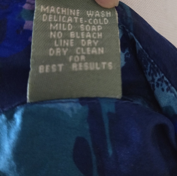 Vtg 90s Abstract Hawaiian Floral Rockabilly Silk Mens Shirt Size M Spring Summer - Picture 4 of 8